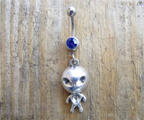 alien belly ring